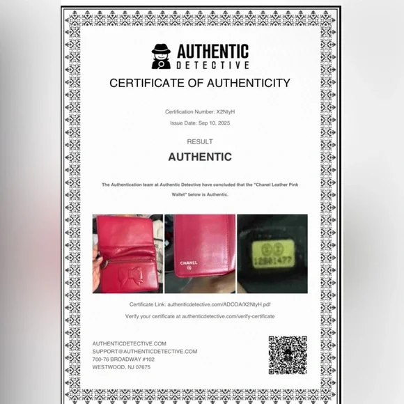 Chanel Pink Bow-Accent Long Wallet - Picture 4 of 17